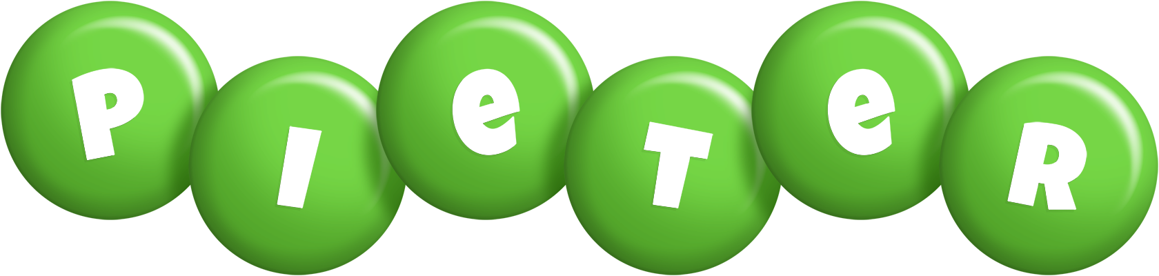 Pieter candy-green logo