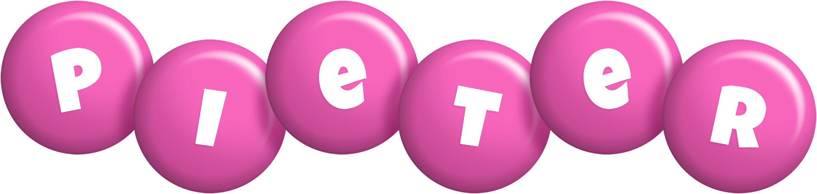 Pieter candy-pink logo