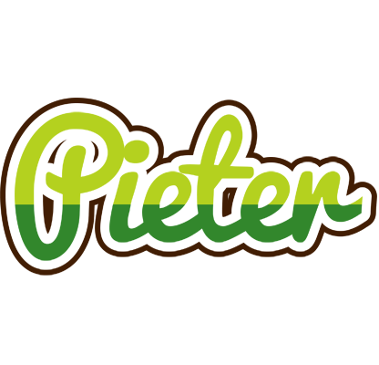 Pieter golfing logo