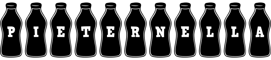 Pieternella bottle logo