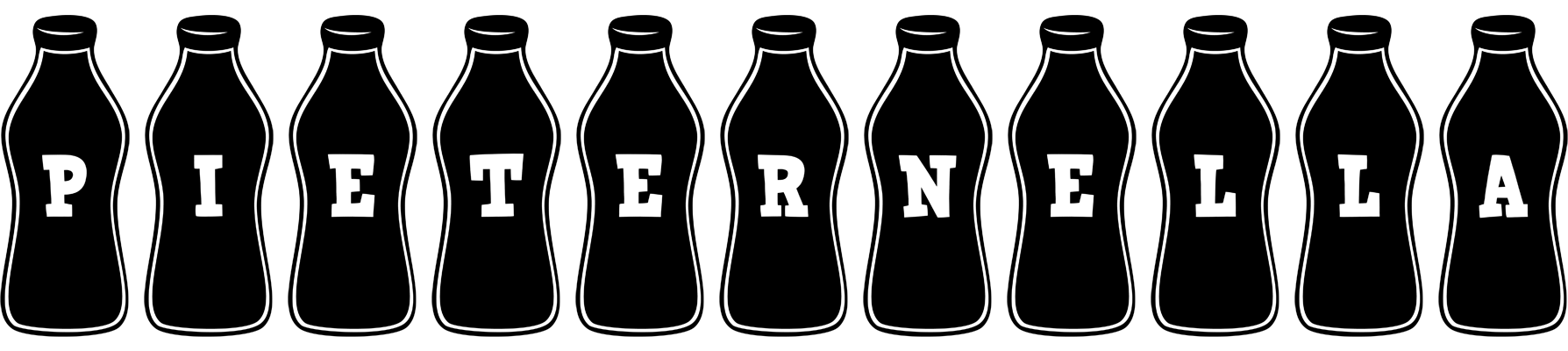 Pieternella bottle logo