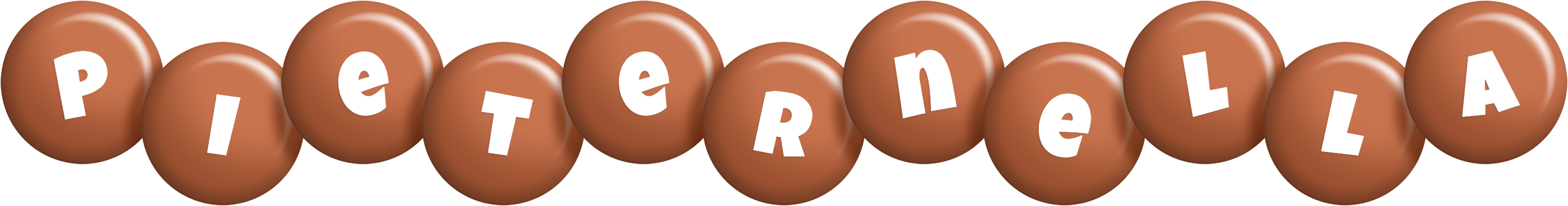 Pieternella candy-brown logo