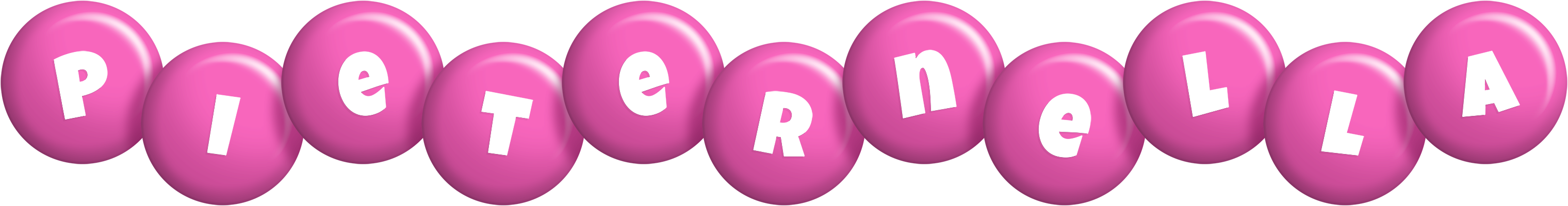 Pieternella candy-pink logo