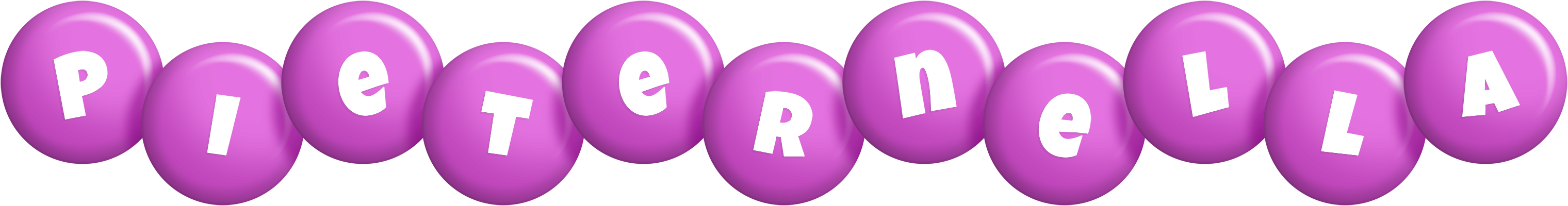 Pieternella candy-purple logo