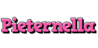 Pieternella girlish logo