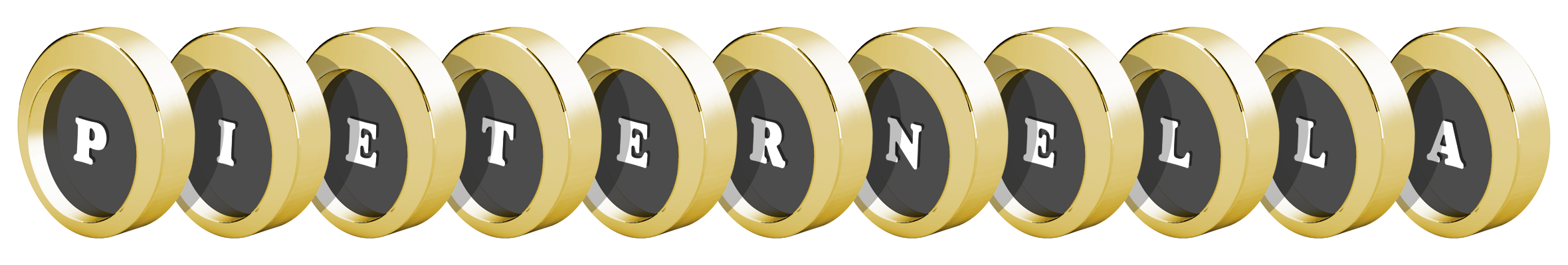Pieternella gold logo