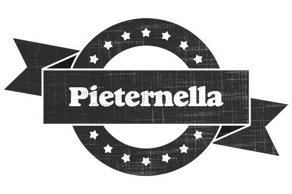 Pieternella grunge logo