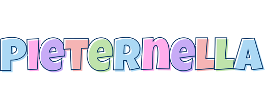 Pieternella pastel logo