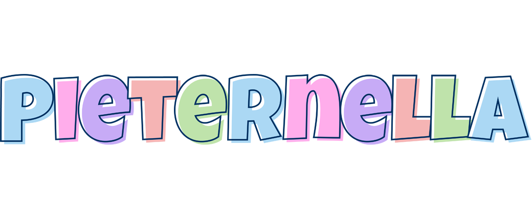 Pieternella pastel logo