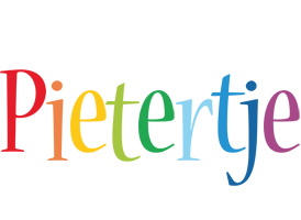 Pietertje birthday logo