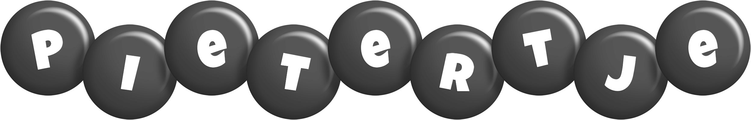 Pietertje candy-black logo