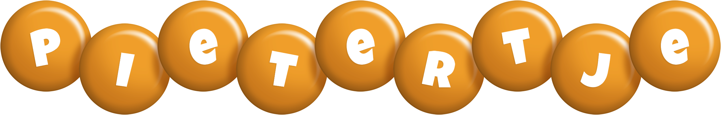 Pietertje candy-orange logo