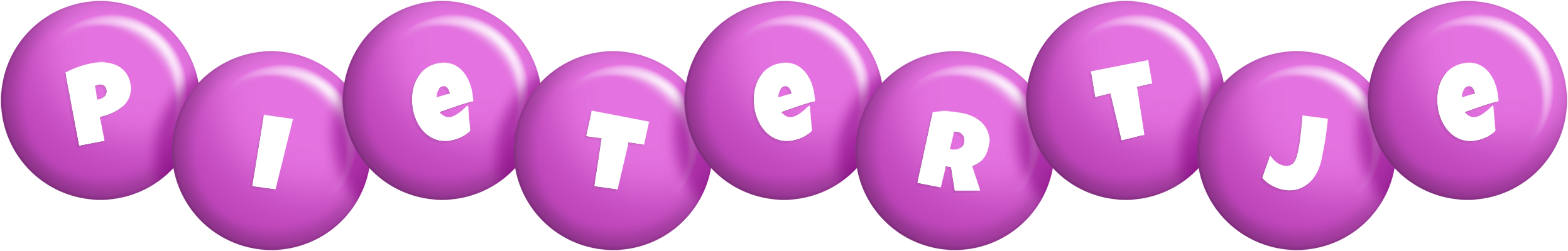 Pietertje candy-purple logo