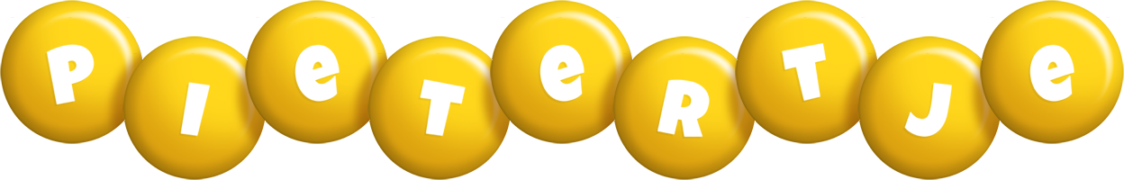 Pietertje candy-yellow logo