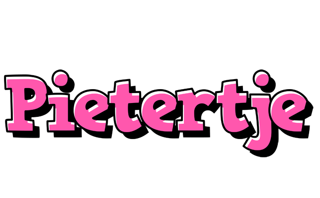 Pietertje girlish logo