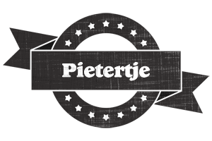 Pietertje grunge logo