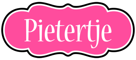 Pietertje invitation logo