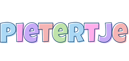 Pietertje pastel logo