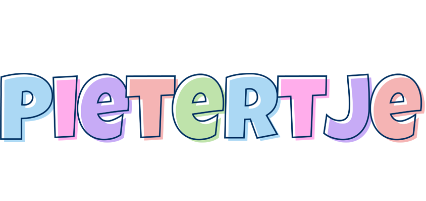 Pietertje pastel logo