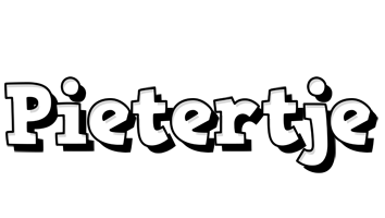 Pietertje snowing logo