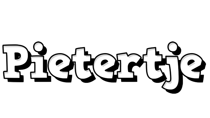 Pietertje snowing logo