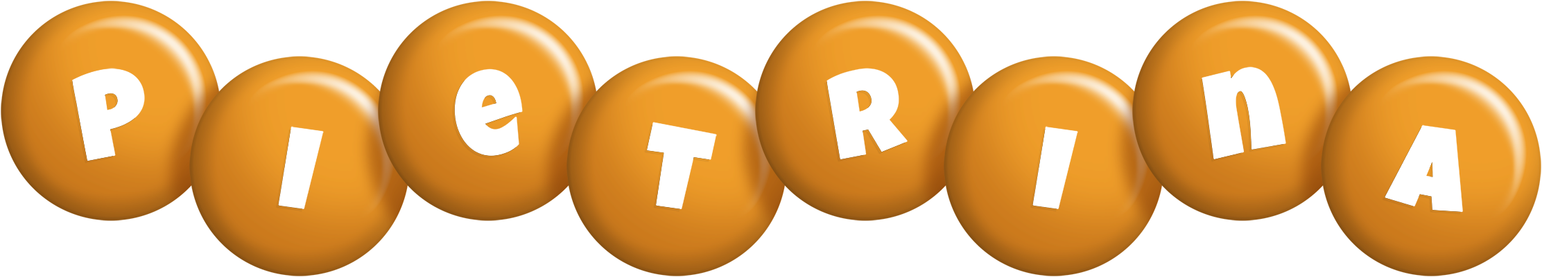 Pietrina candy-orange logo