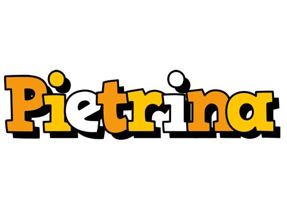 Pietrina cartoon logo