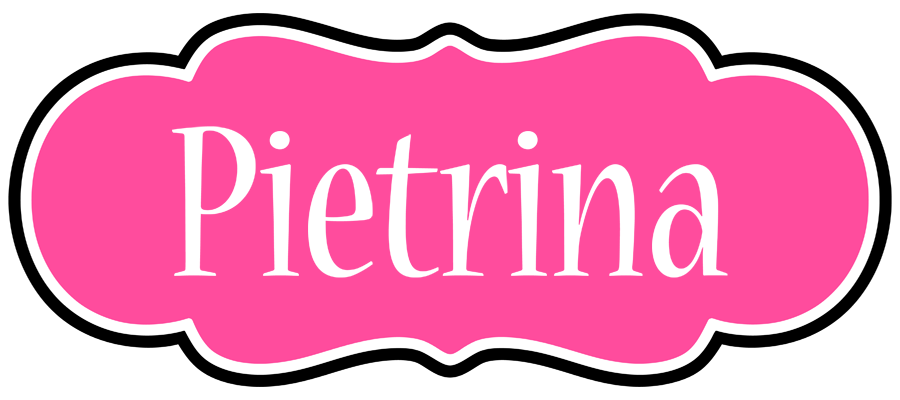 Pietrina invitation logo