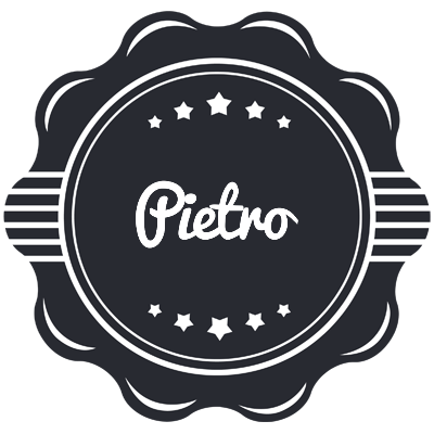 Pietro badge logo