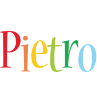 Pietro birthday logo