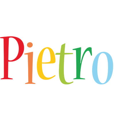 Pietro birthday logo