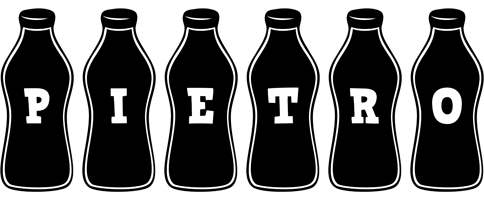 Pietro bottle logo