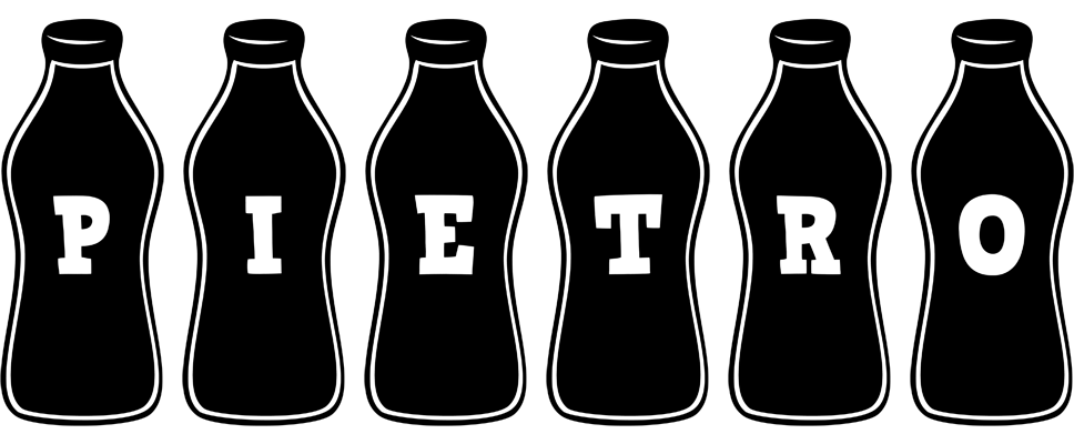 Pietro bottle logo