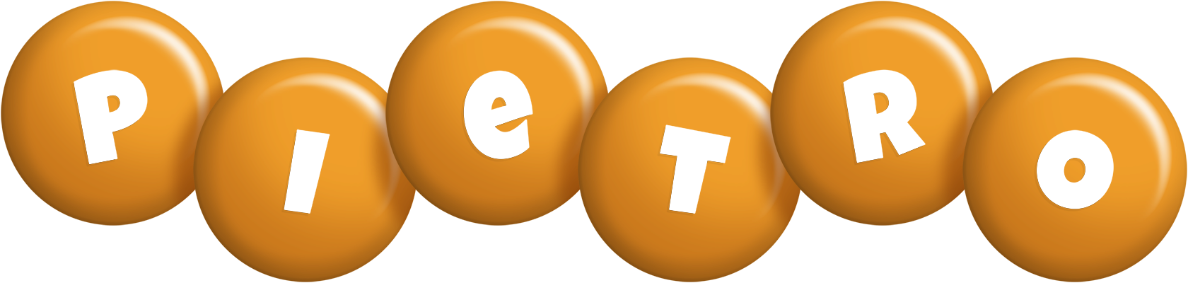 Pietro candy-orange logo