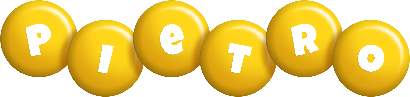 Pietro candy-yellow logo