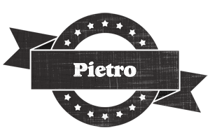 Pietro grunge logo