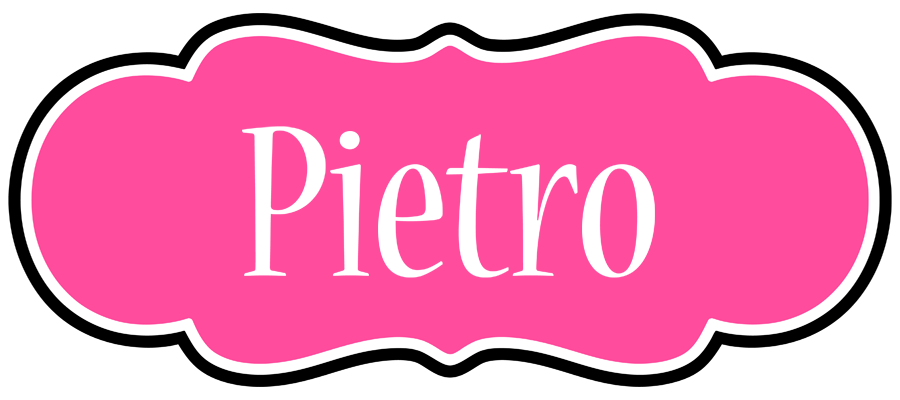 Pietro invitation logo
