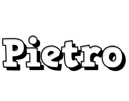 Pietro snowing logo