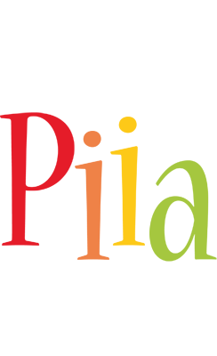 Piia birthday logo