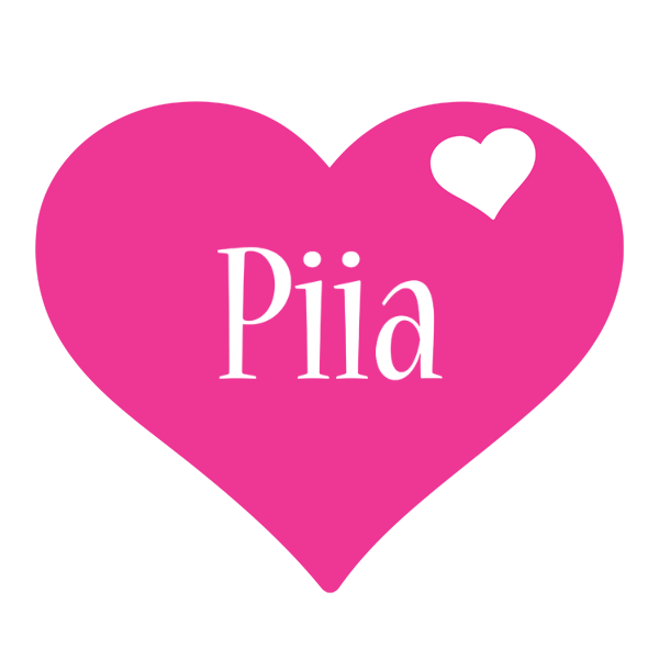 Piia love-heart logo