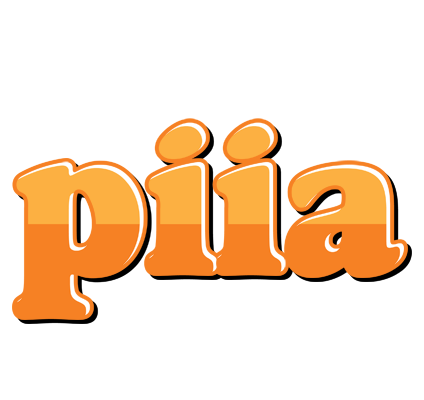 Piia orange logo