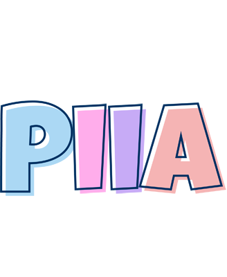Piia pastel logo