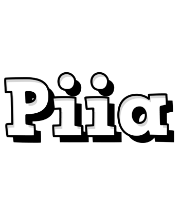 Piia snowing logo