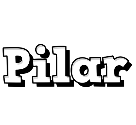 Pilar snowing logo