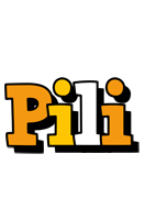 Pili cartoon logo