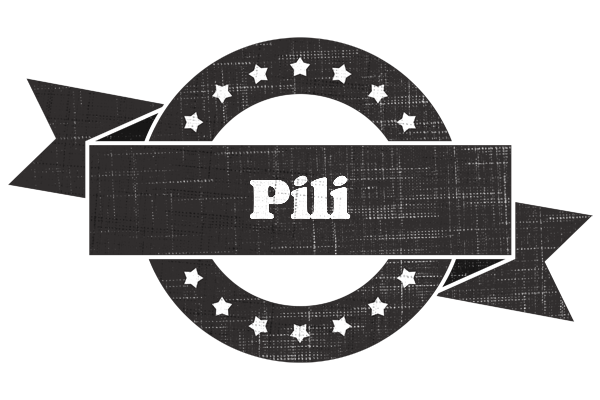 Pili grunge logo