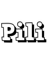 Pili snowing logo