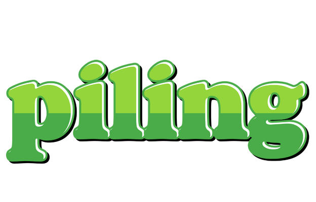 Piling apple logo