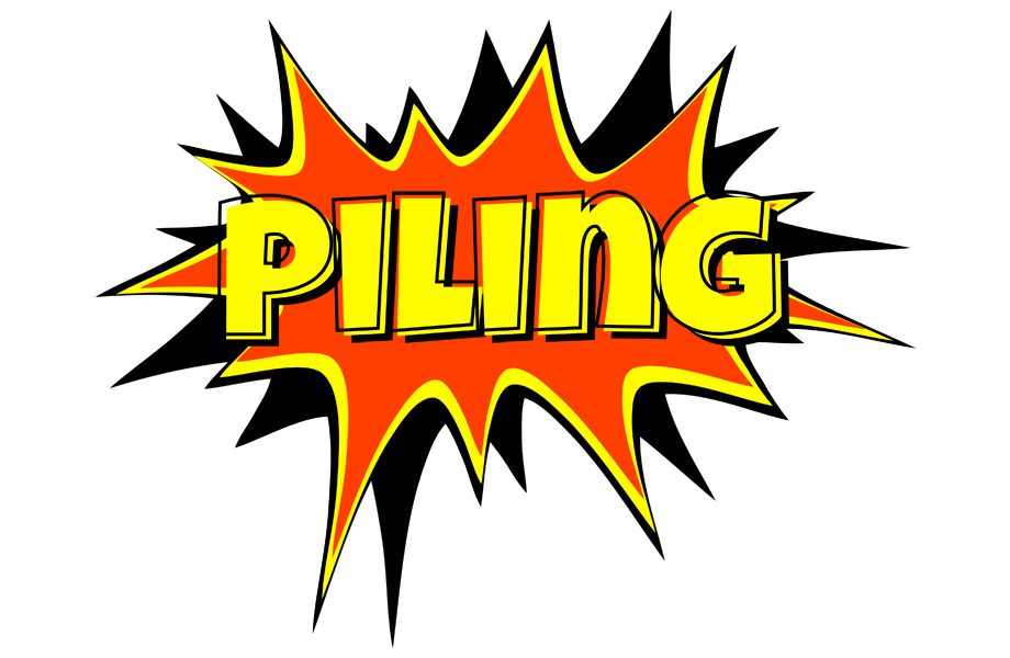 Piling bazinga logo