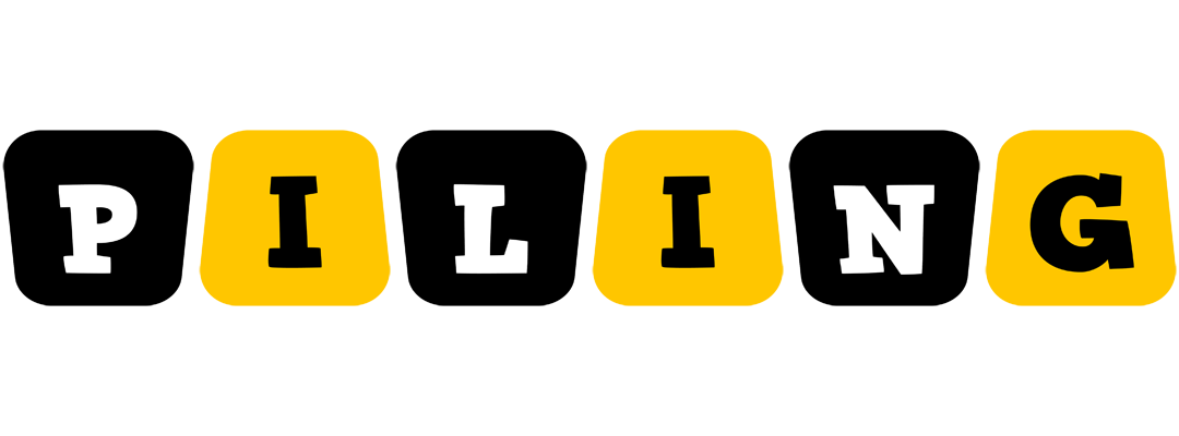 Piling boots logo